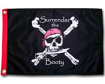 Surrender the Booty 12"x18" - Captain Woody's Beach Club