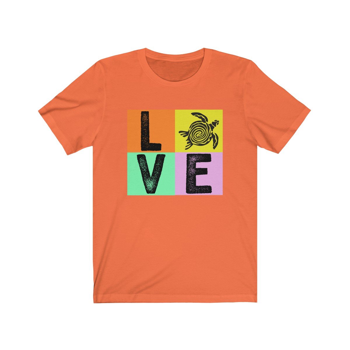 Turtle Love Unisex Short Sleeve Beach Turtle T-Shirt - Captain Woody's Beach Club