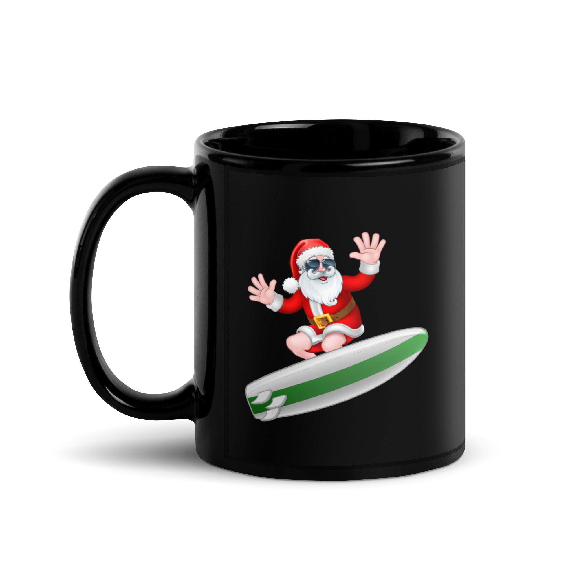 Surfing Santa Mug - Captain Woody's Shirts & Beach Club