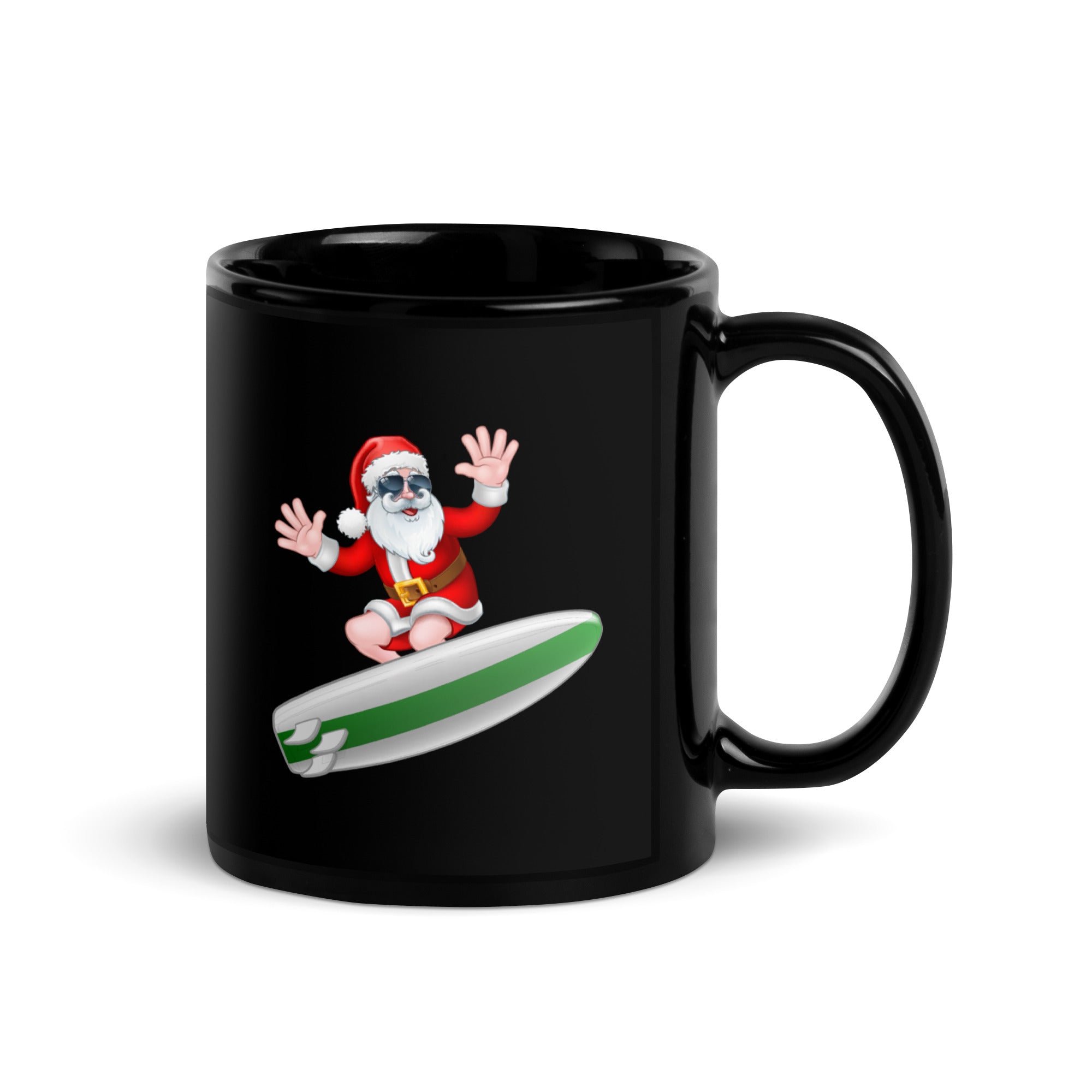 Surfing Santa Mug - Captain Woody's Shirts & Beach Club
