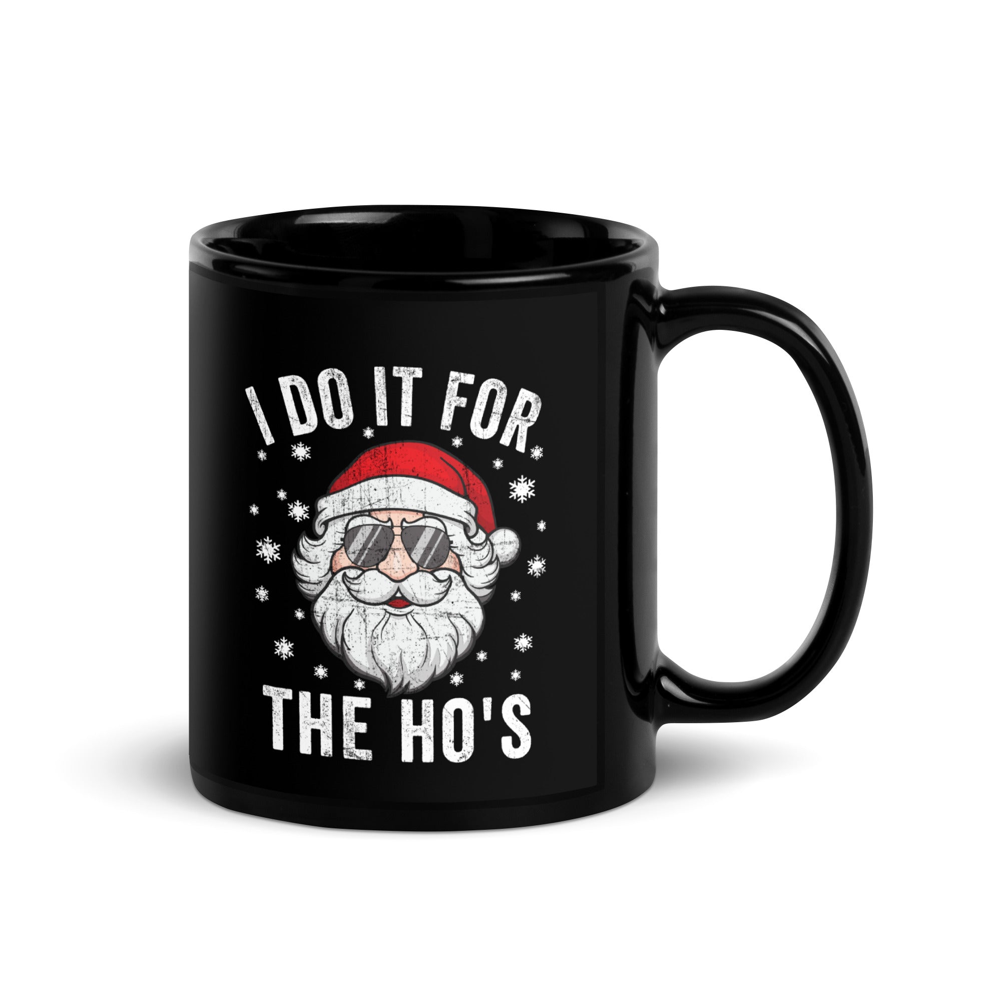 I Do It For The Ho's Coffee Mug, Funny Christmas Ceramic Mug for Holiday Cheer, Unique Gift for Coffee Lovers - Captain Woody's Shirts & Beach Club