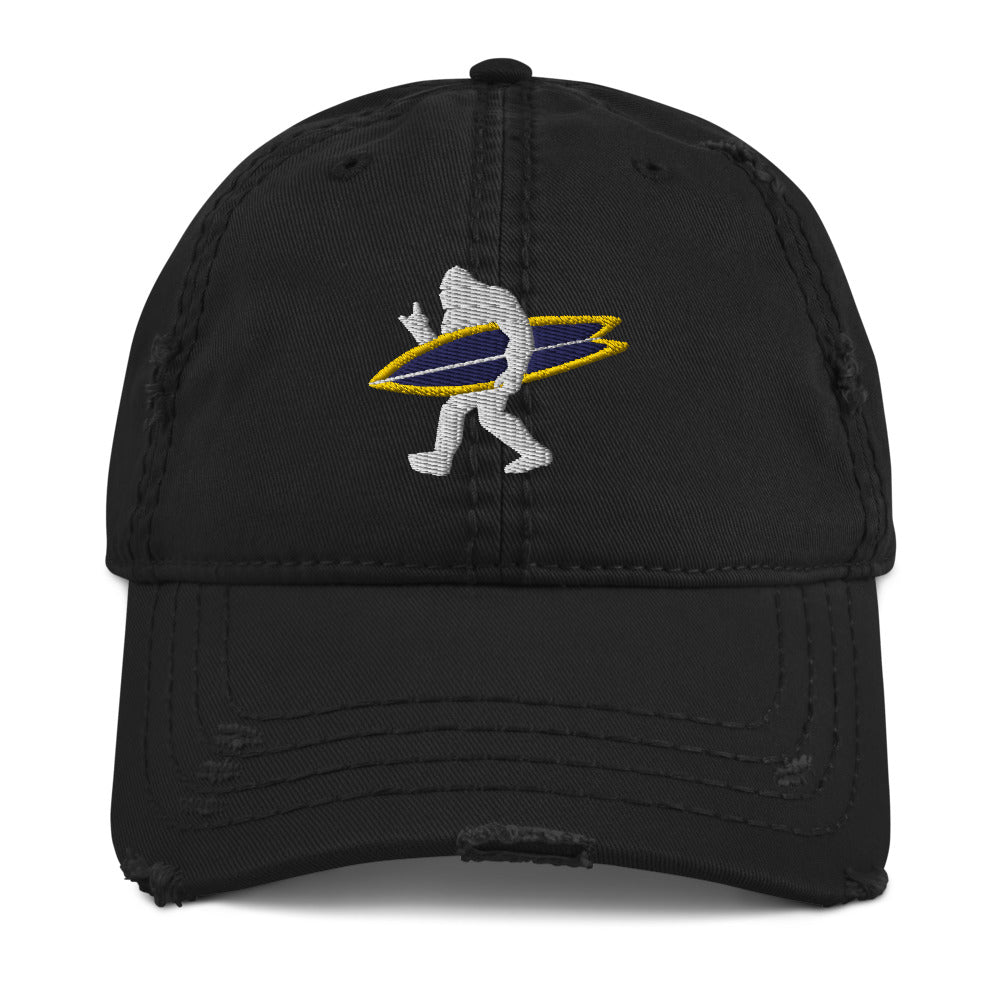 Surf Squatch Distressed Surfer Hat - Captain Woody's Shirts & Beach Club