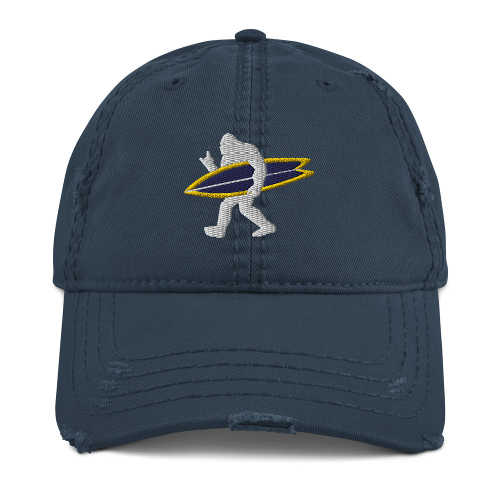 Surf Squatch Distressed Surfer Hat - Captain Woody's Shirts & Beach Club