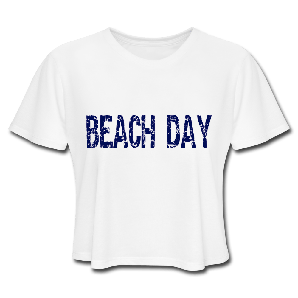 Beach Day Women's Cropped T-Shirt - Captain Woody's Locker