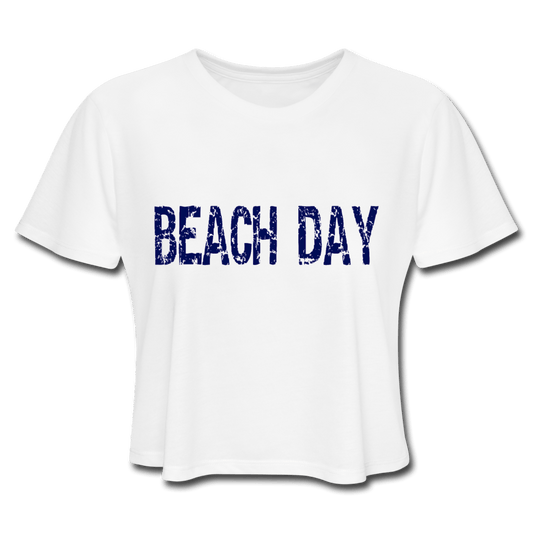 Beach Day Women's Cropped T-Shirt - Captain Woody's Locker