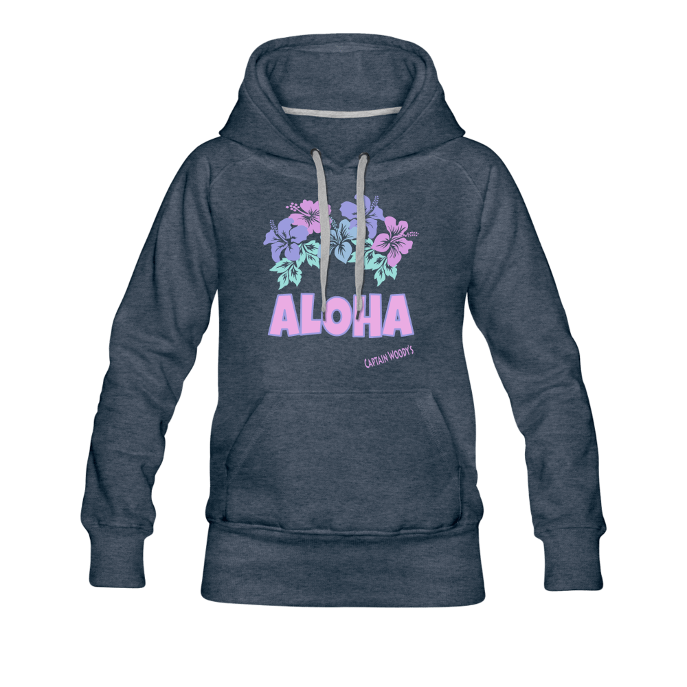 Aloha Women’s Premium Beach Hoodies, 9 color options - Captain Woody's Locker