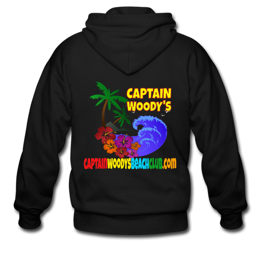 Captain Woody's Beach Club Men's Zip Hoodie - Captain Woody's Locker