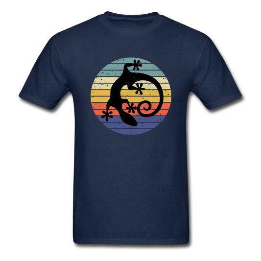 Vintage Sunset Gecko men’s t-shirt - Captain Woody's Locker
