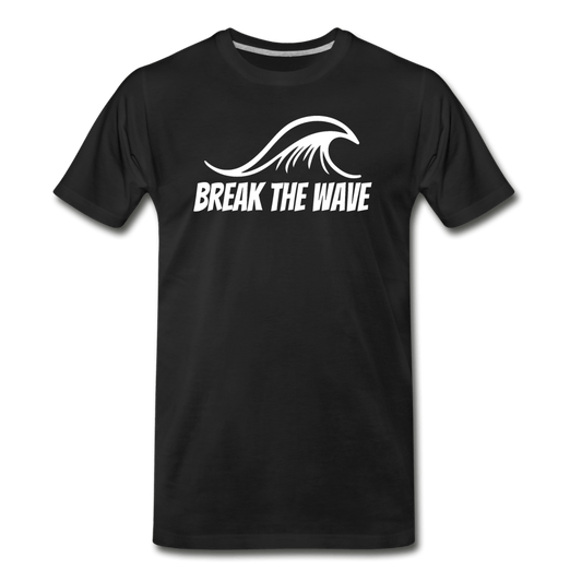 Break the Wave Men’s Premium Organic Surf T-Shirt - Captain Woody's Locker