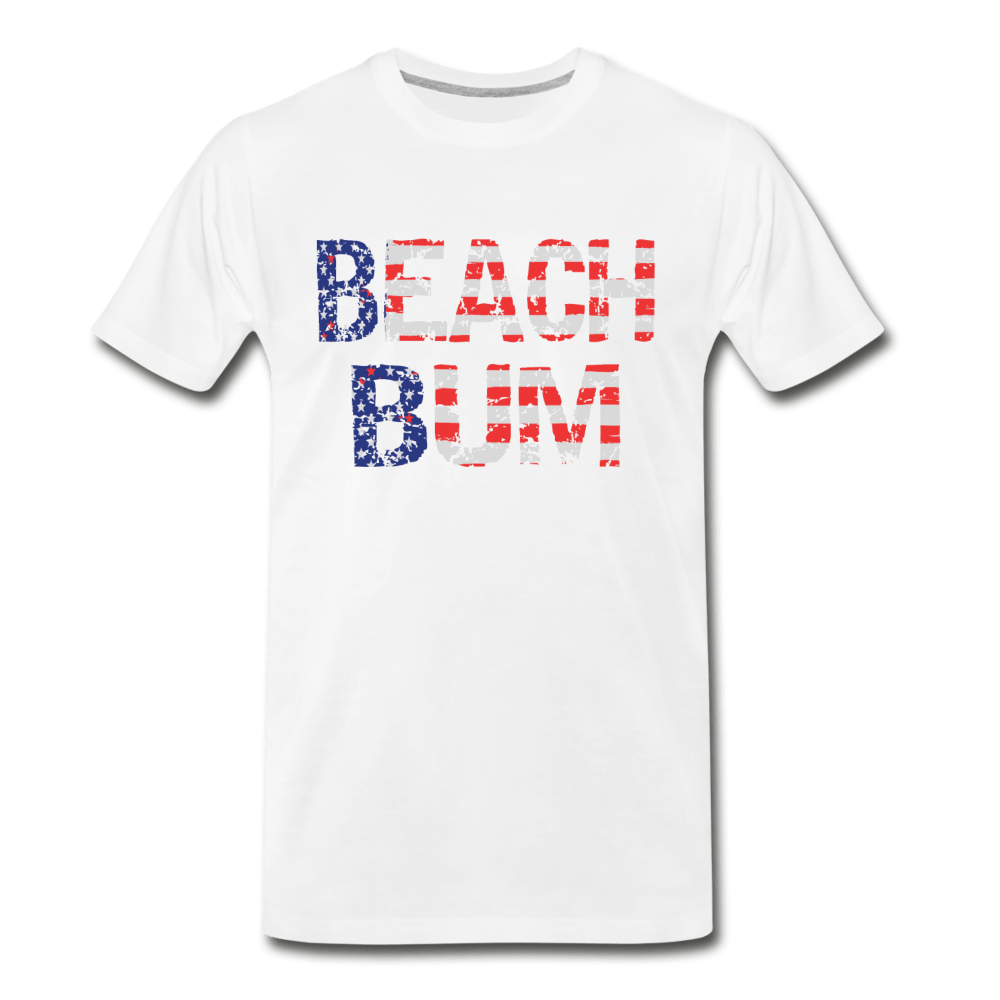Beach Bum Men’s Premium Organic T-Shirt - Captain Woody's Locker
