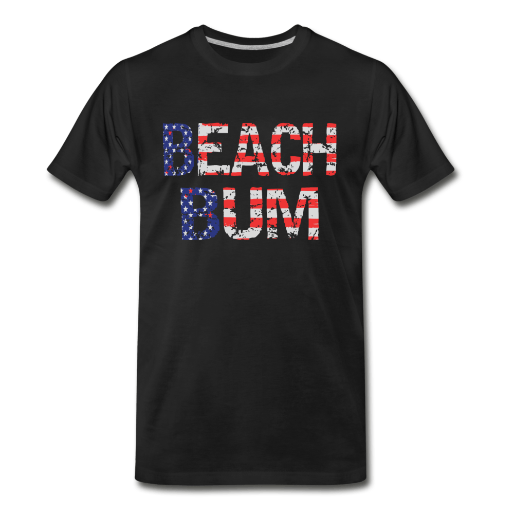 Beach Bum Men’s Premium Organic T-Shirt - Captain Woody's Locker