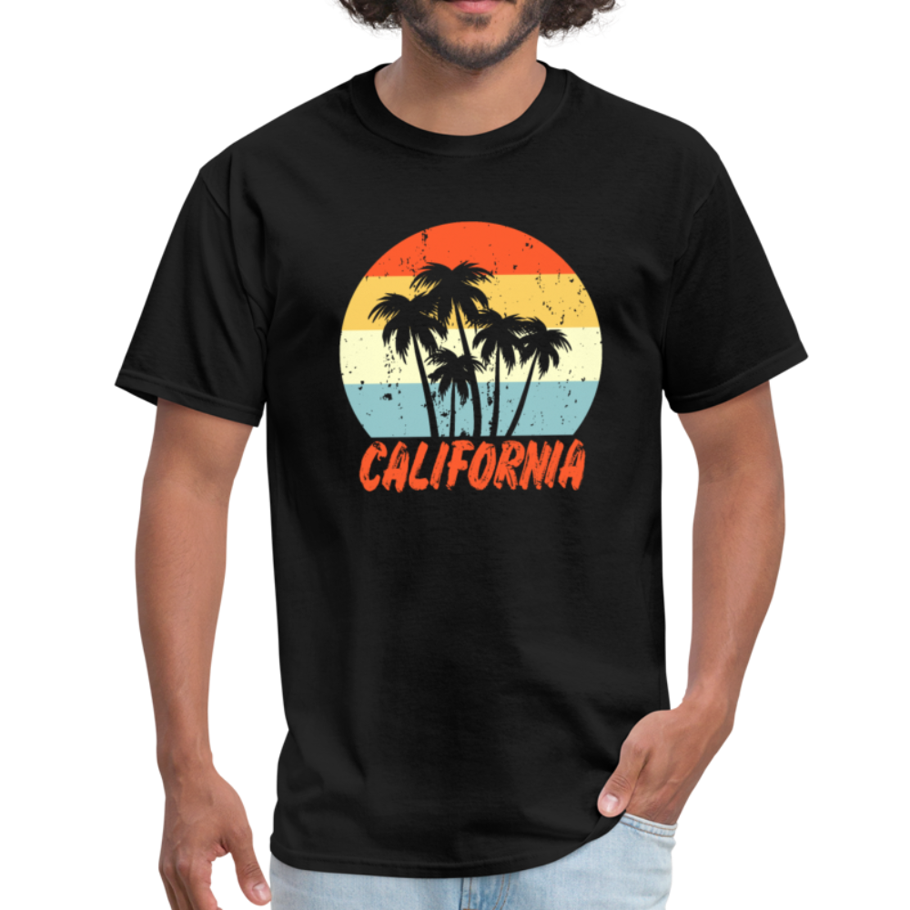 California Palms Unisex T-Shirt - black