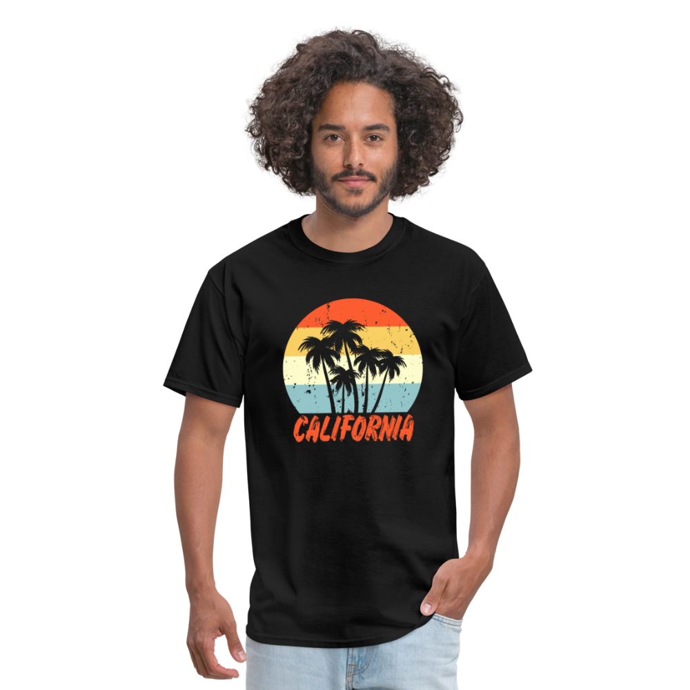 California Palms Unisex T-Shirt - black