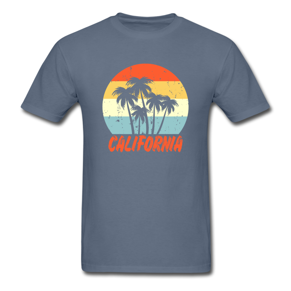 California Palms Unisex T-Shirt - denim