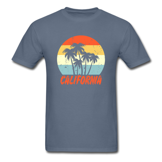 California Palms Unisex T-Shirt - denim