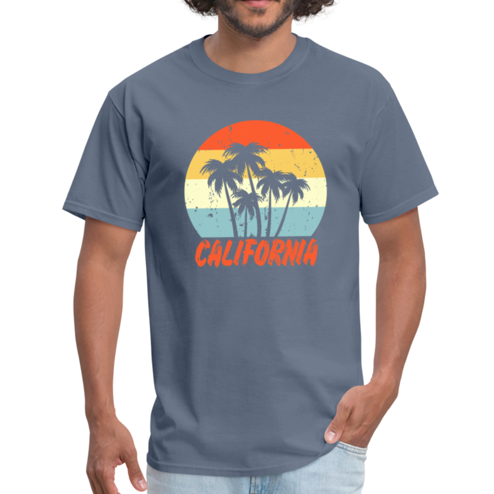 California Palms Unisex T-Shirt - denim