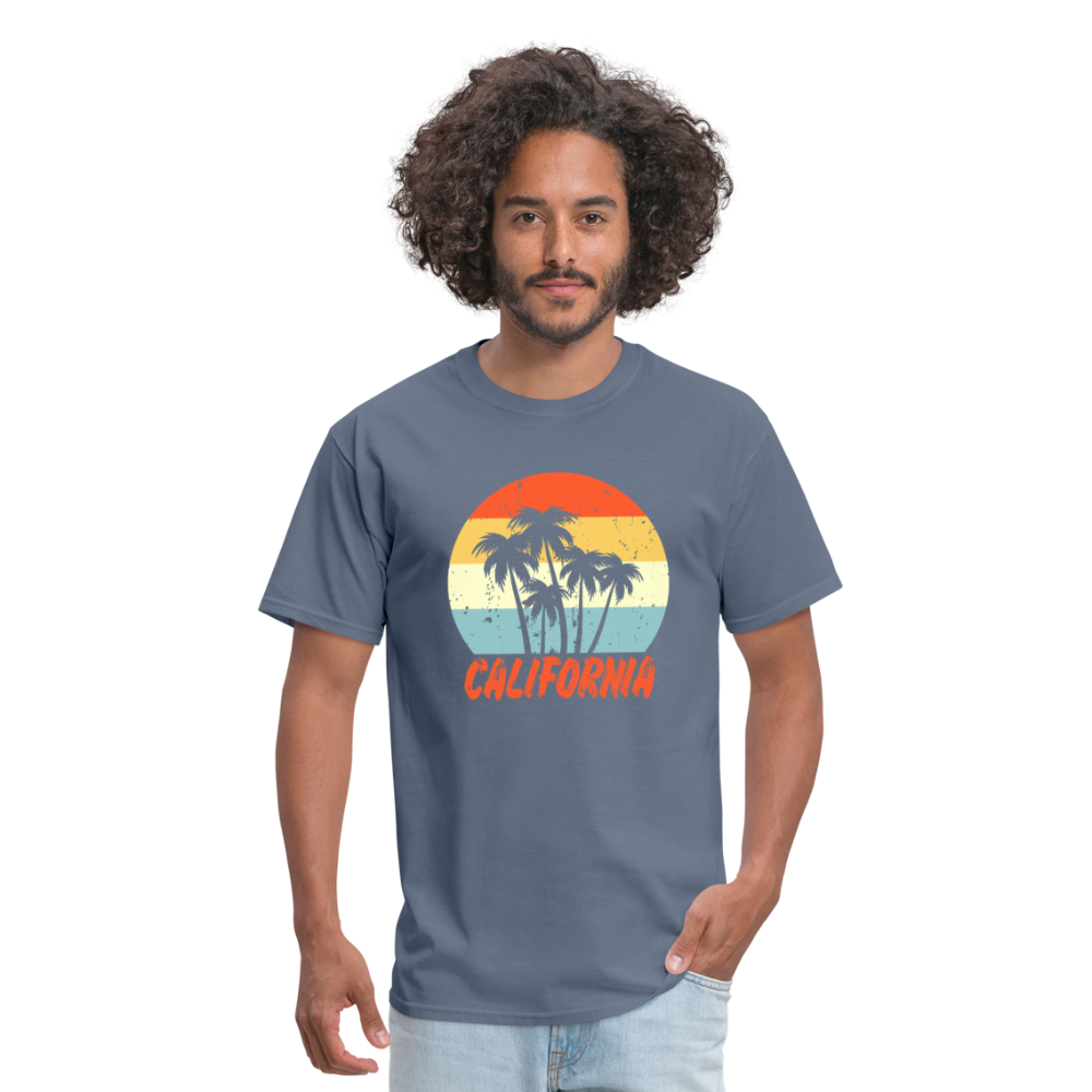 California Palms Unisex T-Shirt - denim