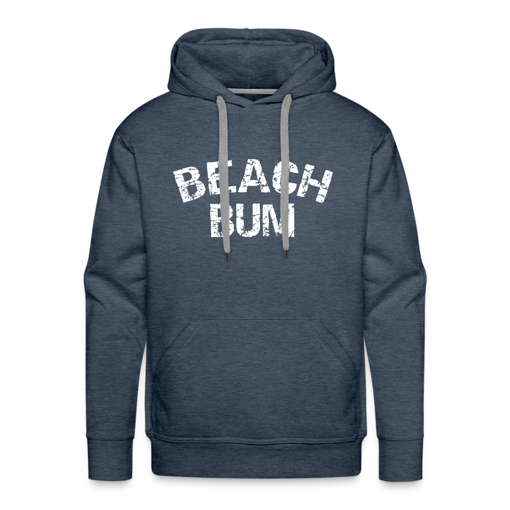 Men's Beach Bum Premium Hoodie - heather denim