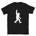 Bigfoot Flashing the Peace SIgn Unisex T-Shirt - Captain Woody's Shirts & Beach Club