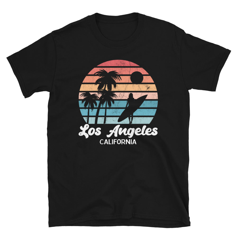 Los Angeles Surfer -  Unisex T-Shirt - Captain Woody's Shirts & Beach Club