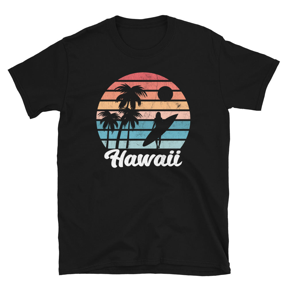Hawaii Surfer Sunset - Unisex T-Shirt