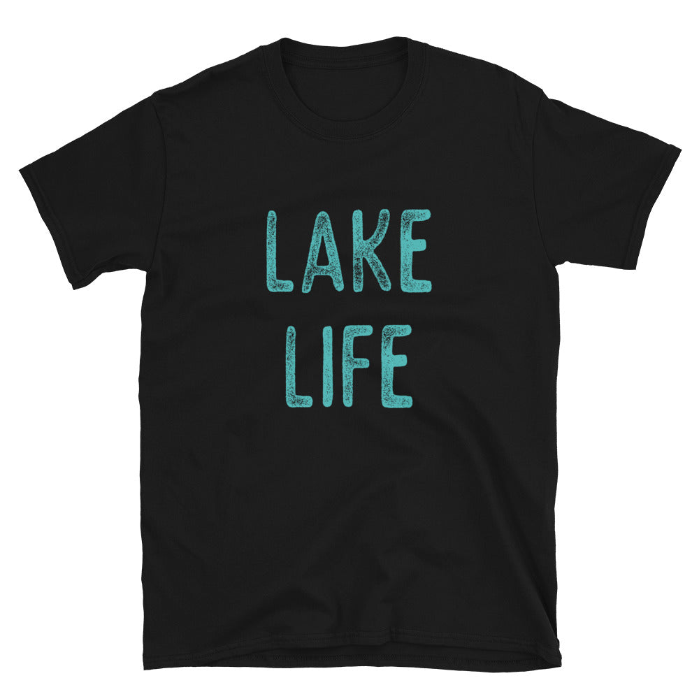 Lake Life Shirt for Men or Women Distressed Lake Life T-Shirt - Captain Woody's Shirts & Beach Club