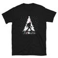 Christmas Sasquatch Believe T-Shirt for Bigfoot Believers - Captain Woody's Shirts & Beach Club