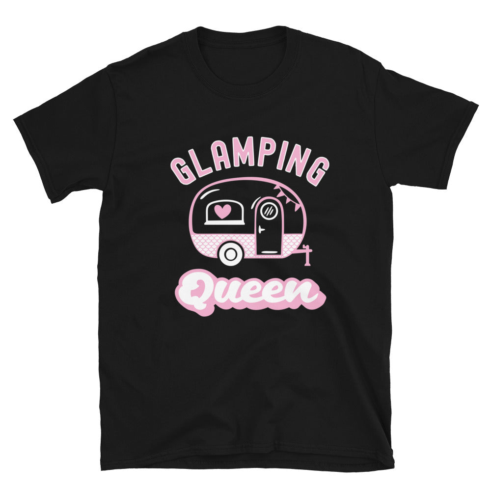 Glamping Women's Camping Shirt, Mom Camping Tee for Happy Camper Women T-Shirt - Captain Woody's Shirts & Beach Club