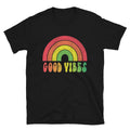 Retro Good Vibes Rainbow - Unisex T-Shirt - Captain Woody's Shirts & Beach Club