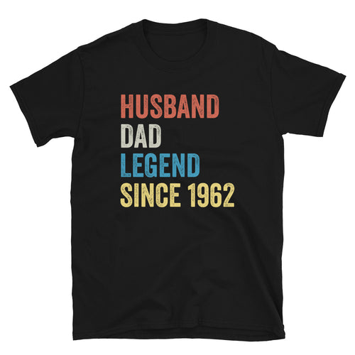 60th Birthday Gift TShirt, Husband Dad Legend Since 1962 Birthday Shirt - Captain Woody's Shirts & Beach Club