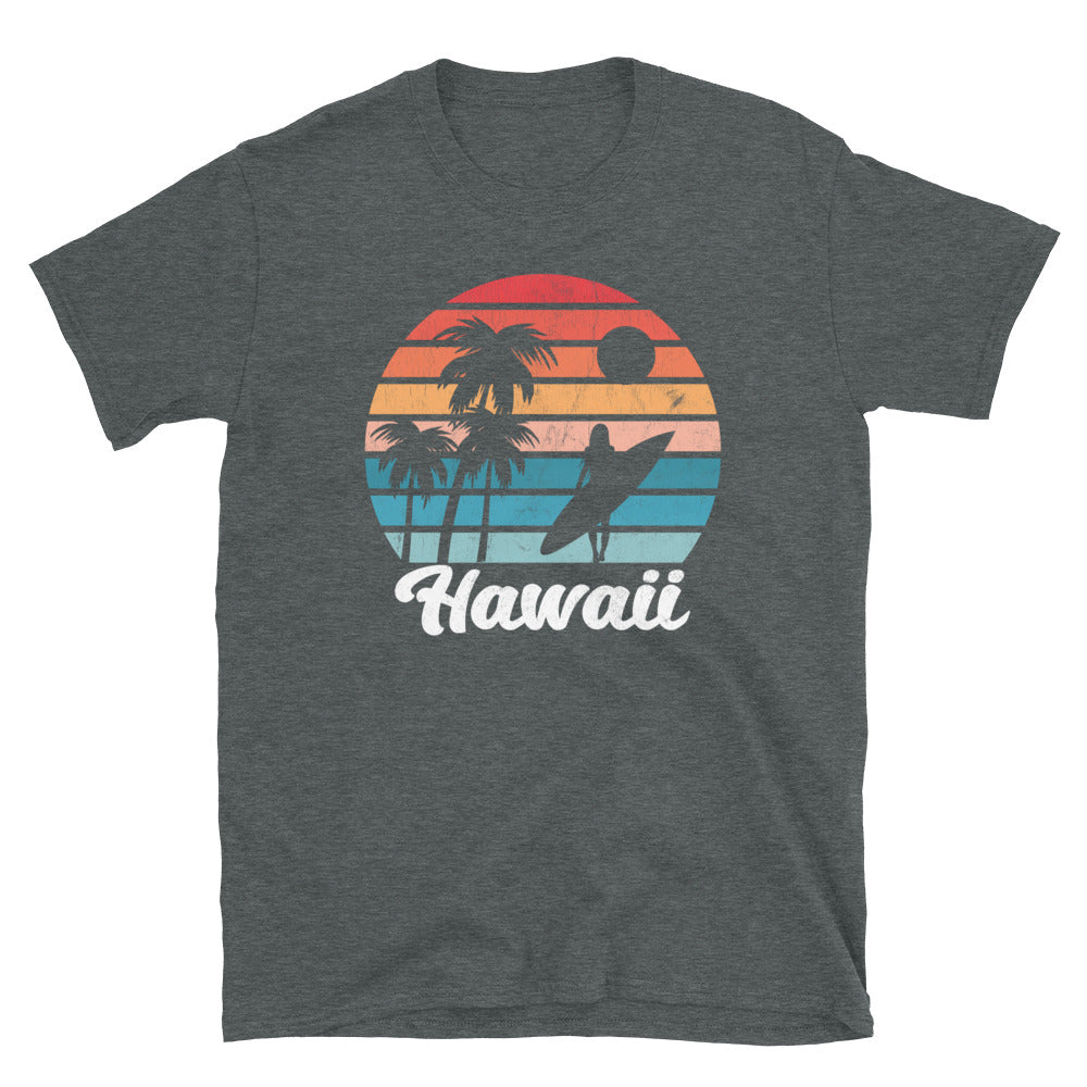 Hawaii Surfer Sunset - Unisex T-Shirt - Captain Woody's Shirts & Beach Club