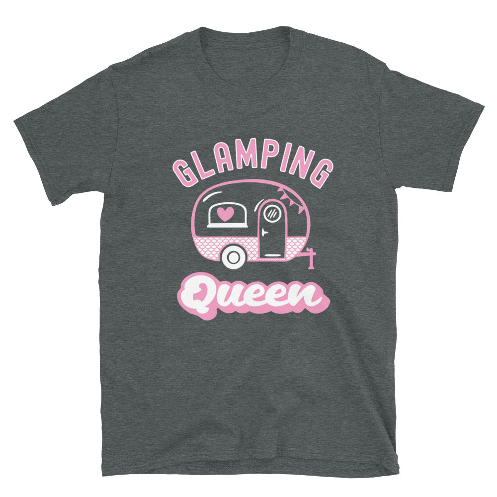Glamping Women's Camping Shirt, Mom Camping Tee for Happy Camper Women T-Shirt - Captain Woody's Shirts & Beach Club