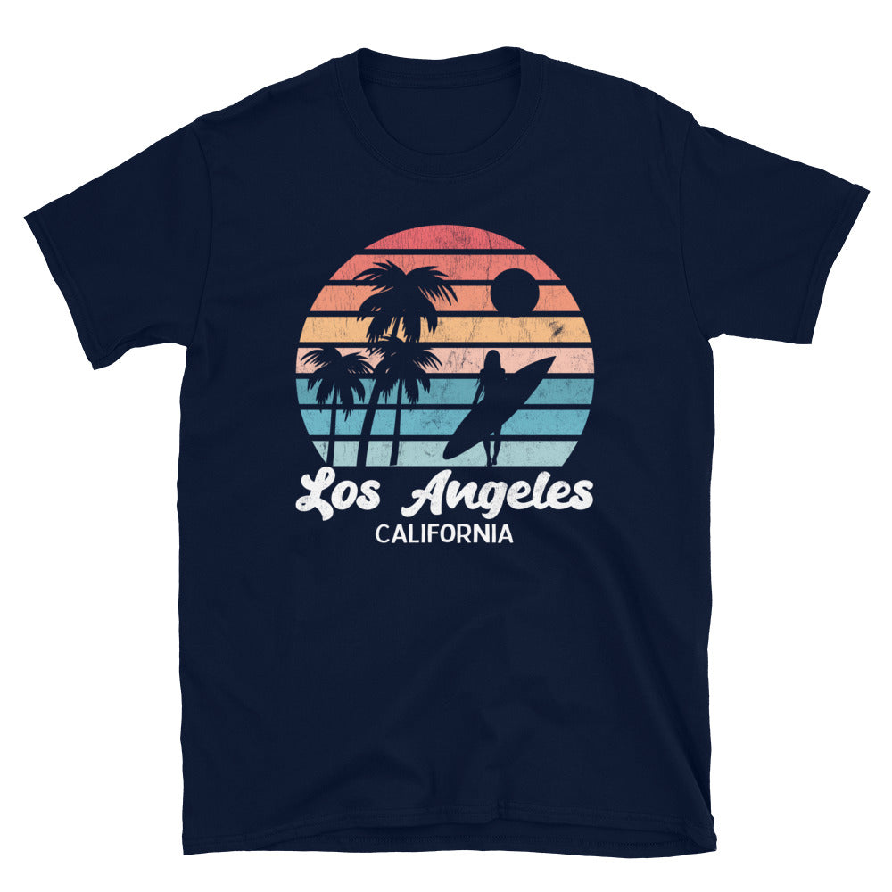 Los Angeles Surfer -  Unisex T-Shirt - Captain Woody's Shirts & Beach Club