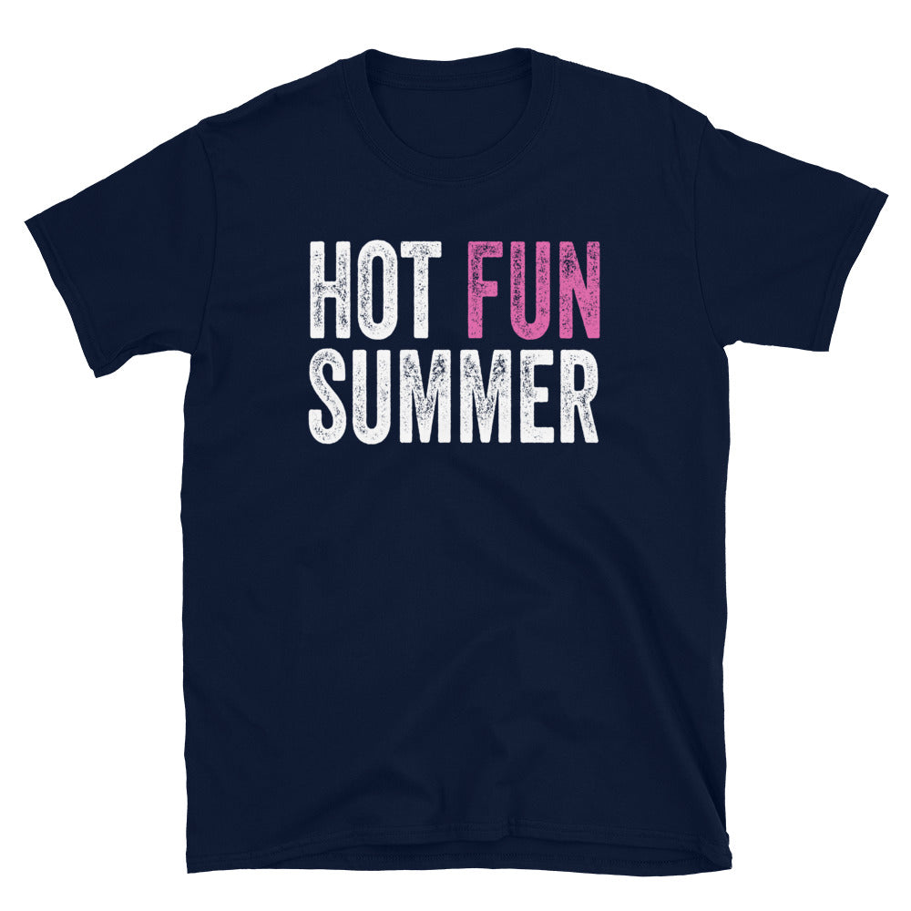 Women's Unisex Hot Fun Summer Shirt, Lake, Beach, Boat Summer Top for Fun in the Summer, Women's Summer T-Shirt - Captain Woody's Shirts & Beach Club