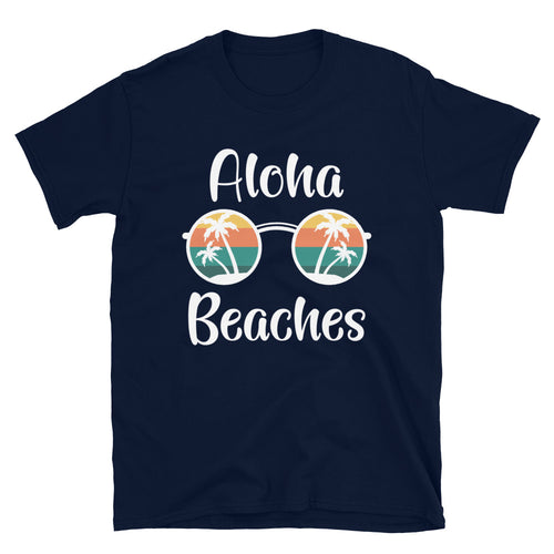 Aloha Beaches -  Unisex T-Shirt - Captain Woody's Shirts & Beach Club