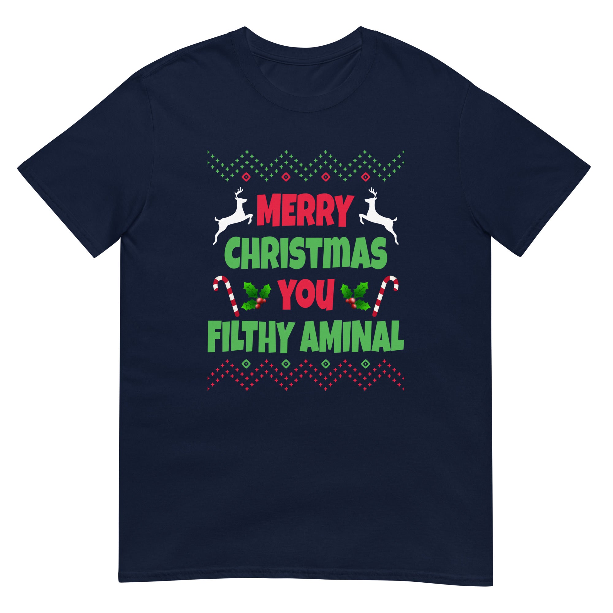 Merry Christmas you Filthy Animal T-Shirt - Captain Woody's Shirts & Beach Club