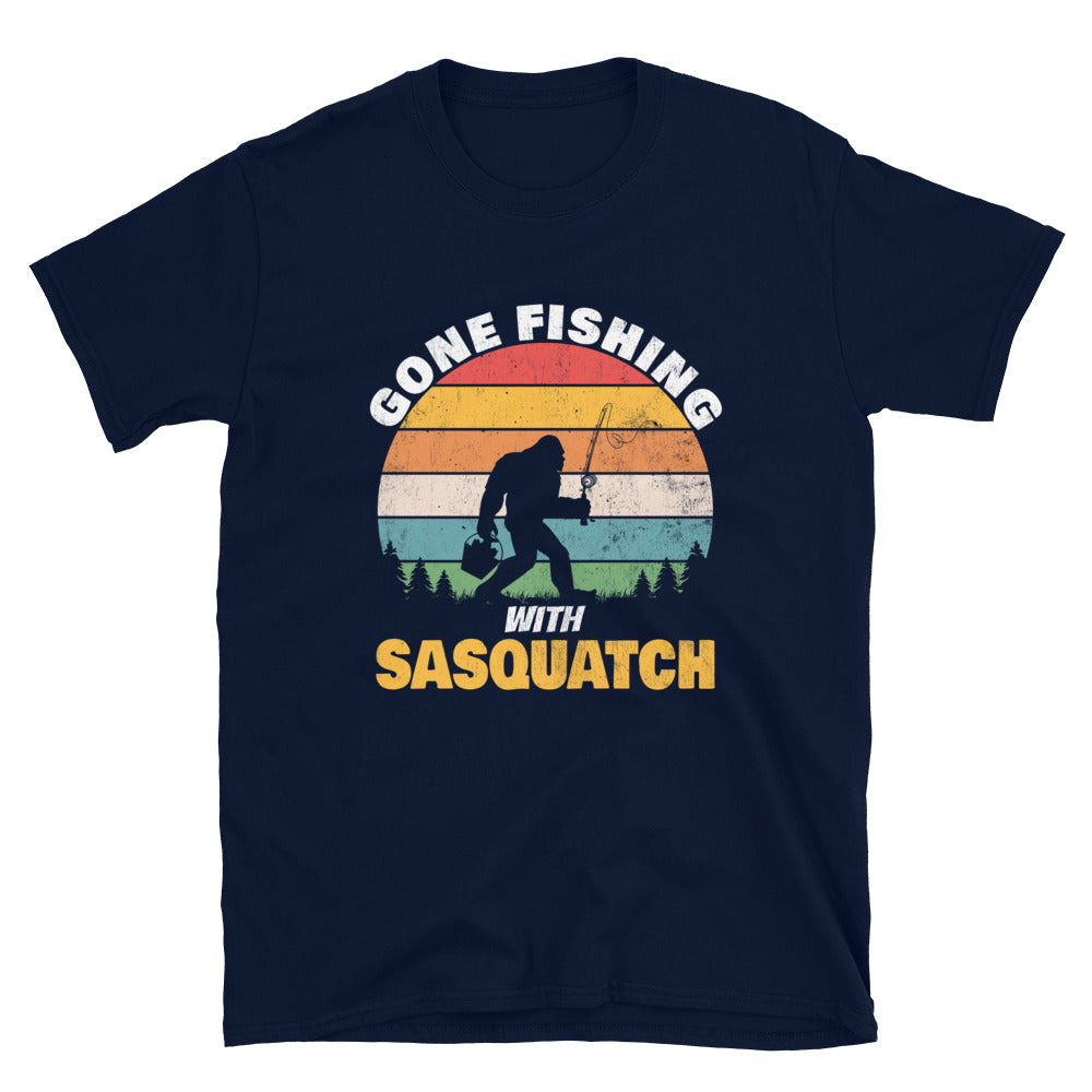 Gone Fishing with Sasquatch T-Shirt
