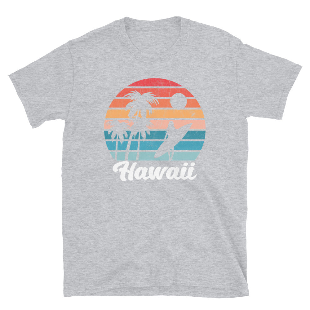 Hawaii Surfer Sunset - Unisex T-Shirt - Captain Woody's Shirts & Beach Club