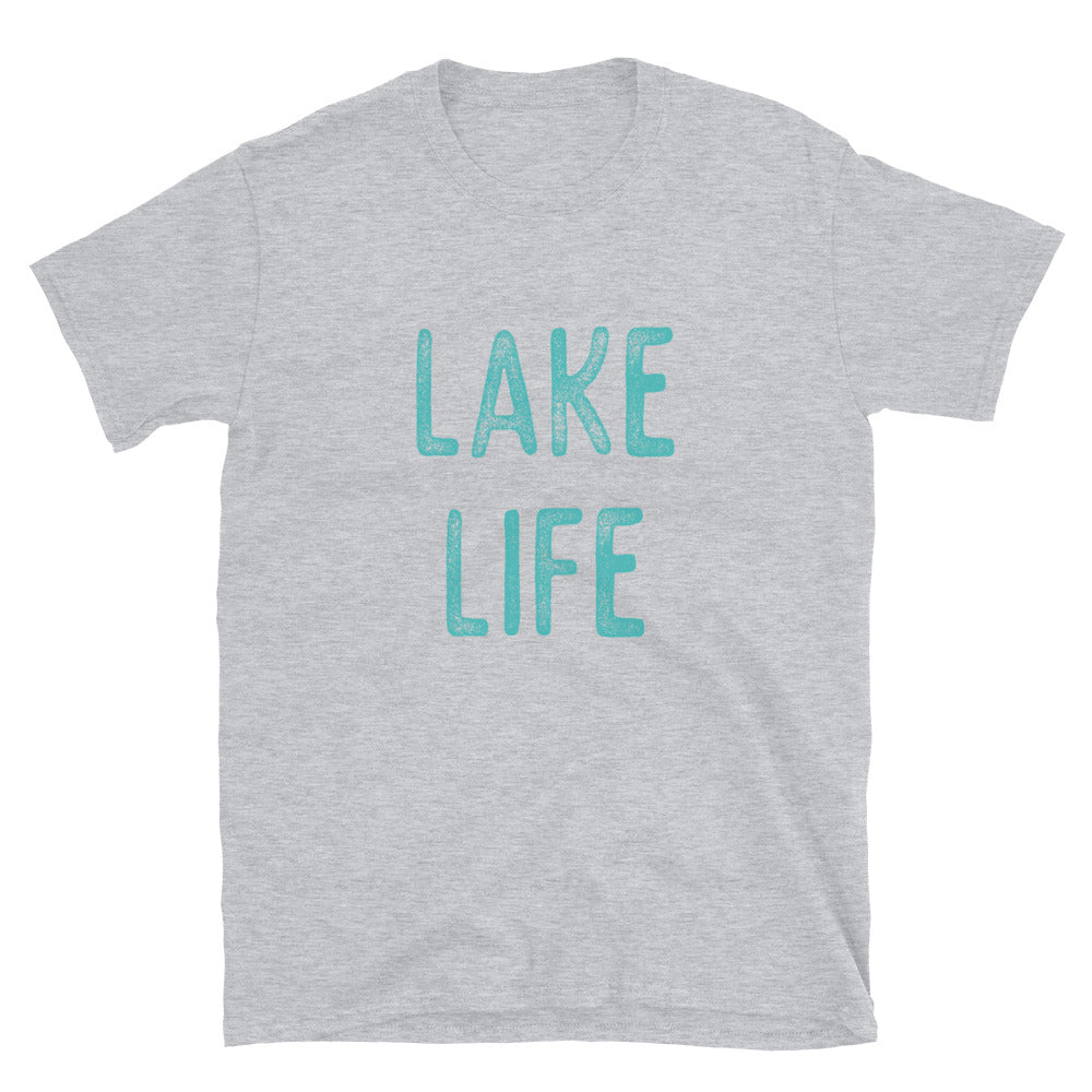Lake Life Shirt for Men or Women Distressed Lake Life T-Shirt - Captain Woody's Shirts & Beach Club