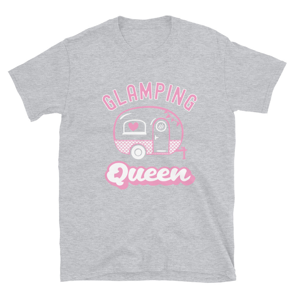 Glamping Women's Camping Shirt, Mom Camping Tee for Happy Camper Women T-Shirt - Captain Woody's Shirts & Beach Club