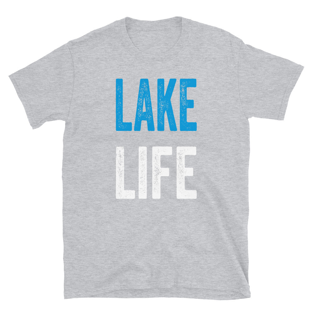 Lake Life Text - Unisex T-Shirt - Captain Woody's Shirts & Beach Club