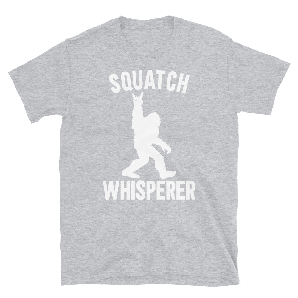 Funny Squatch Whisperer Bigfoot shirt, Sasquatch Believers Gift T-Shirt - Captain Woody's Shirts & Beach Club