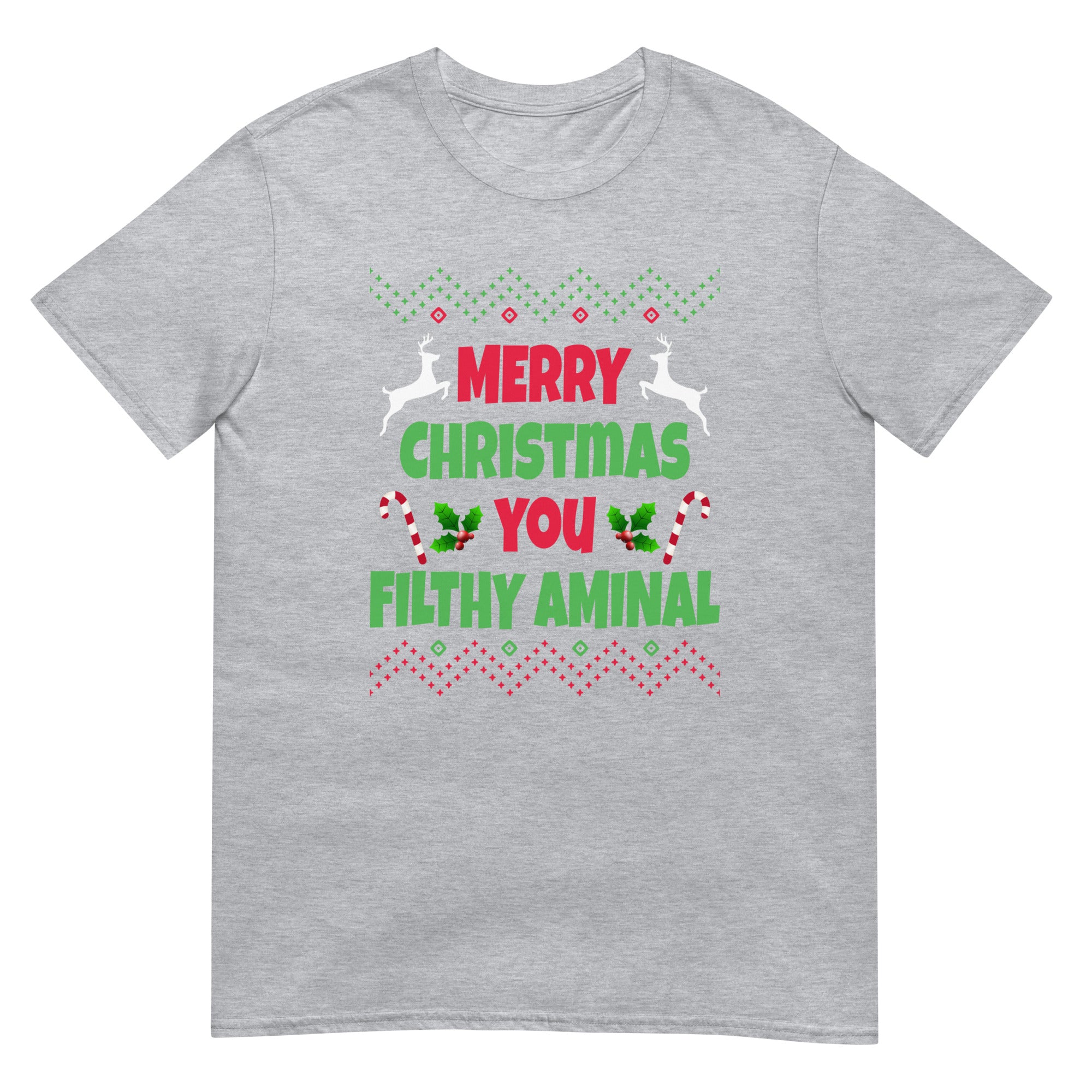 Merry Christmas you Filthy Animal T-Shirt - Captain Woody's Shirts & Beach Club
