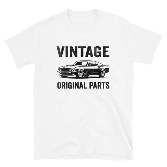 Vintage Original Parts Classic Car Unisex T-Shirt - Captain Woody's Shirts & Beach Club