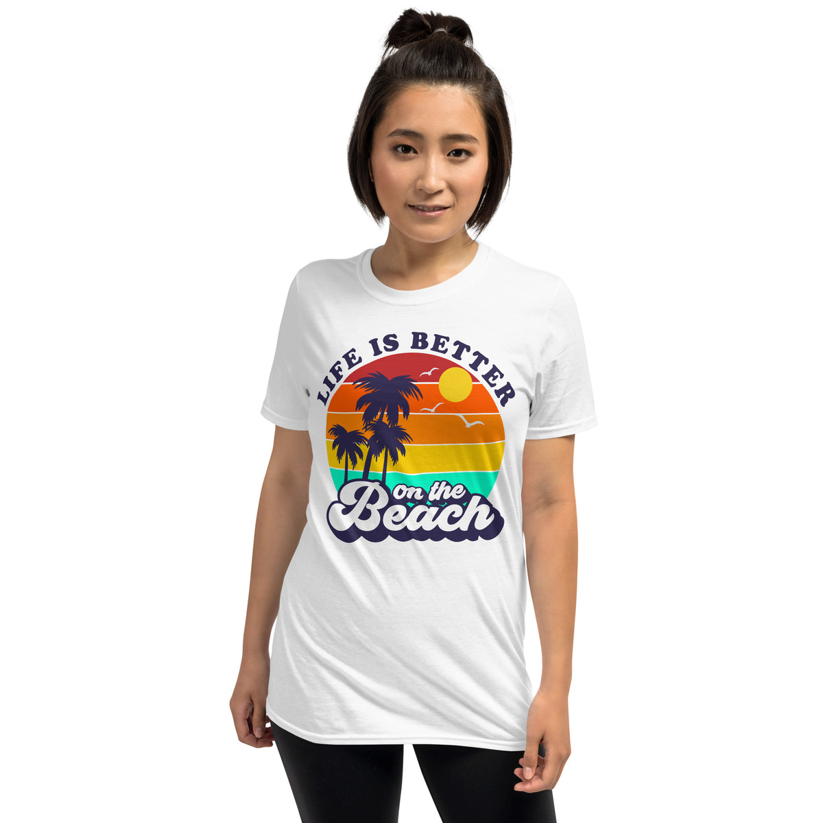 Life is Better on the Beach - Unisex TShirt - Captain Woody's Shirts & Beach Club