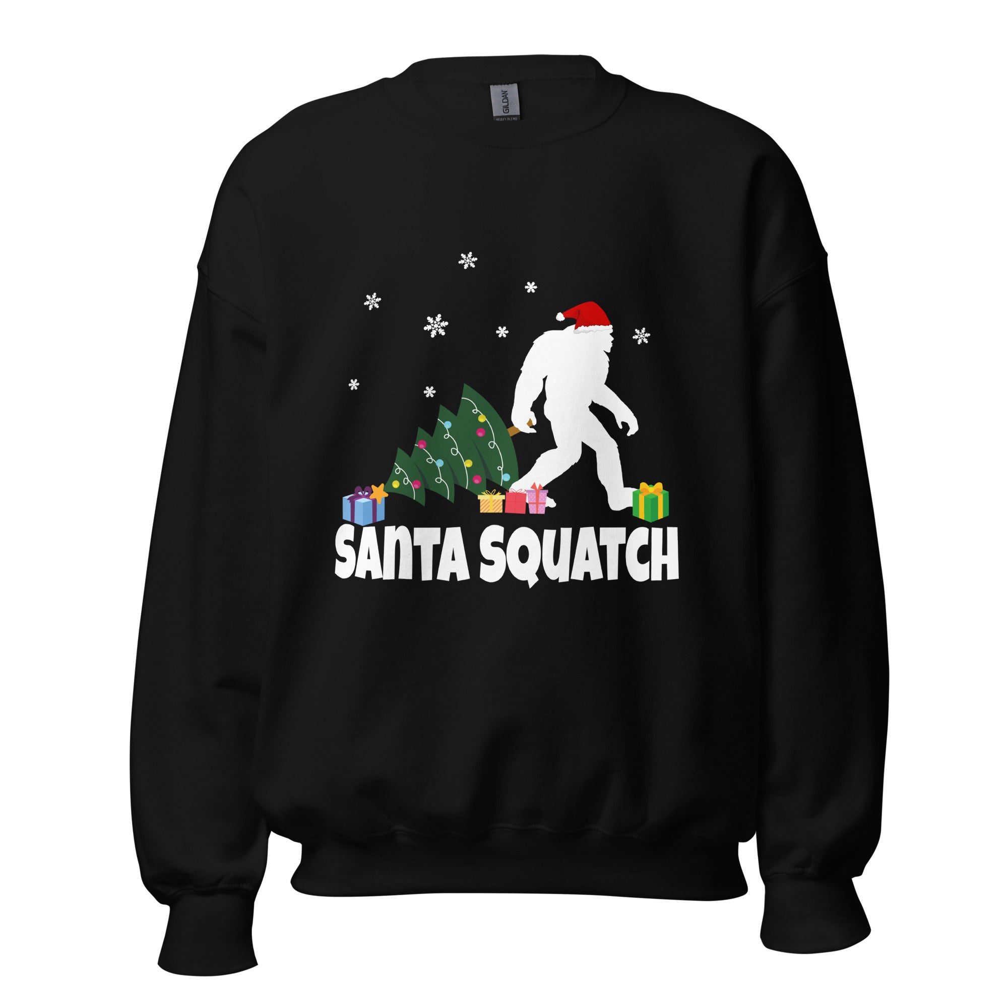 Santa Squatch Sweatshirt - Captain Woody's Shirts & Beach Club