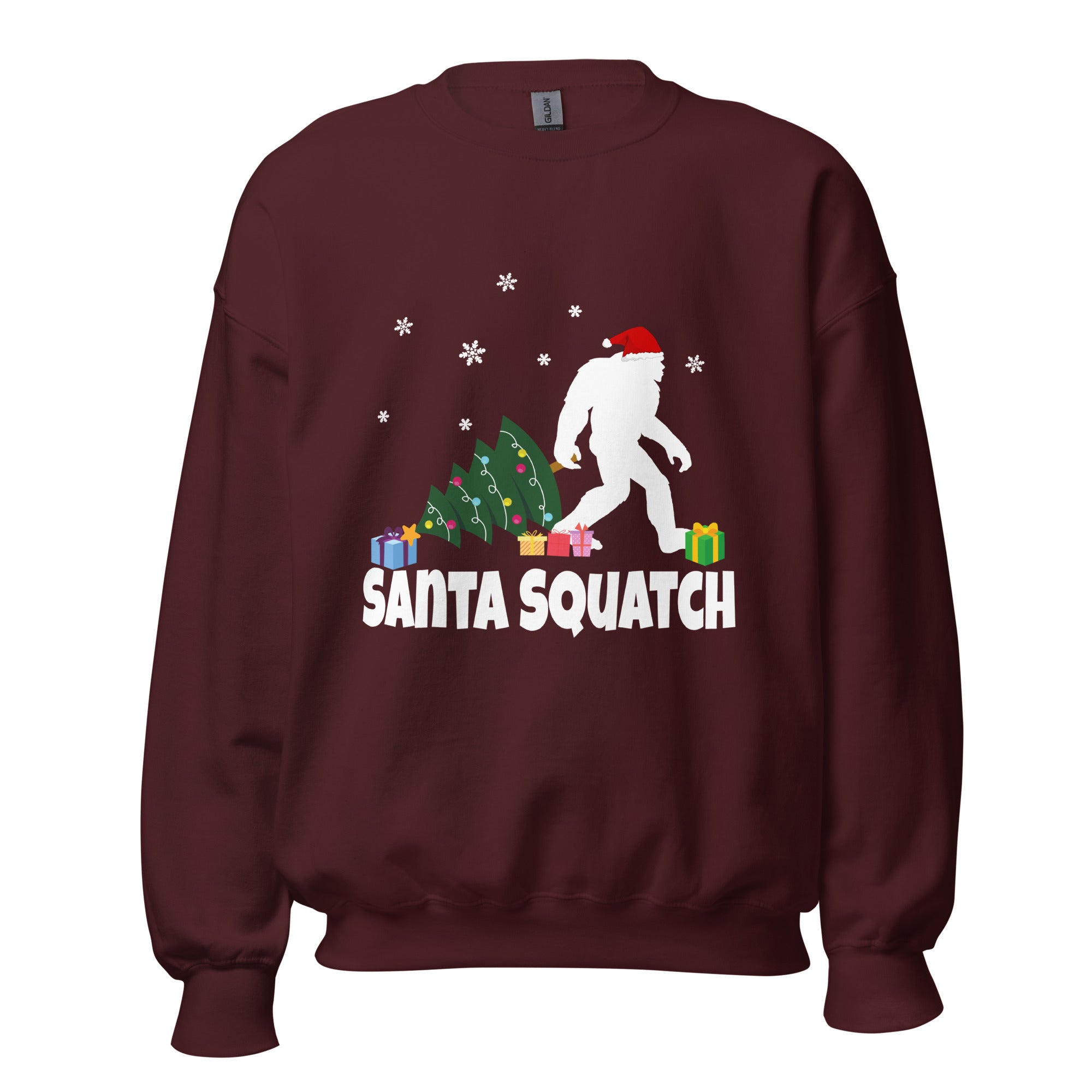 Santa Squatch Sweatshirt - Captain Woody's Shirts & Beach Club