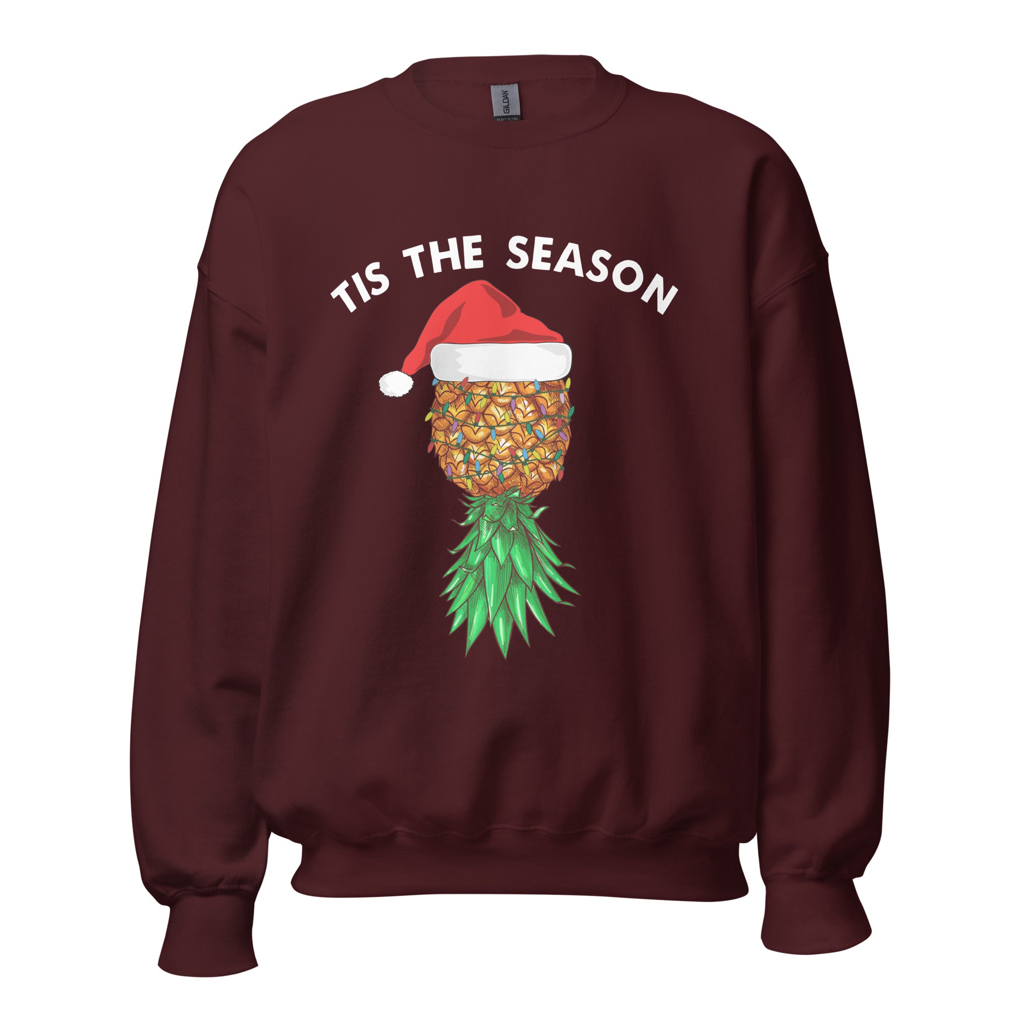 Tis the Season, Upside Down Pineapple Swingers Sweatshirt - Captain Woody's Shirts & Beach Club
