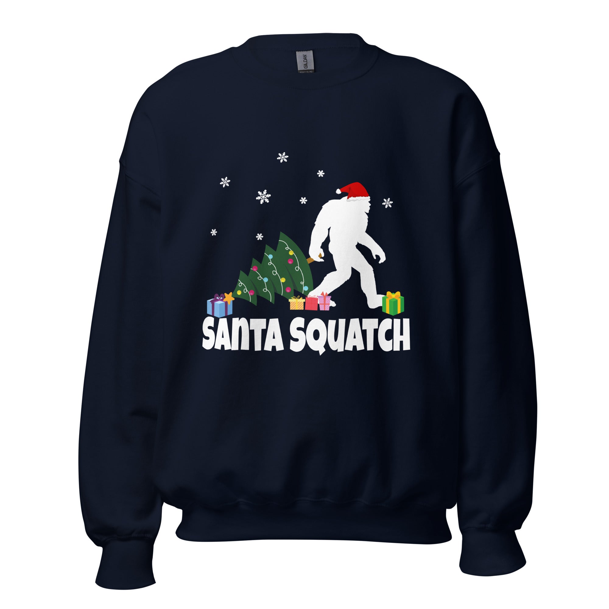 Santa Squatch Sweatshirt - Captain Woody's Shirts & Beach Club