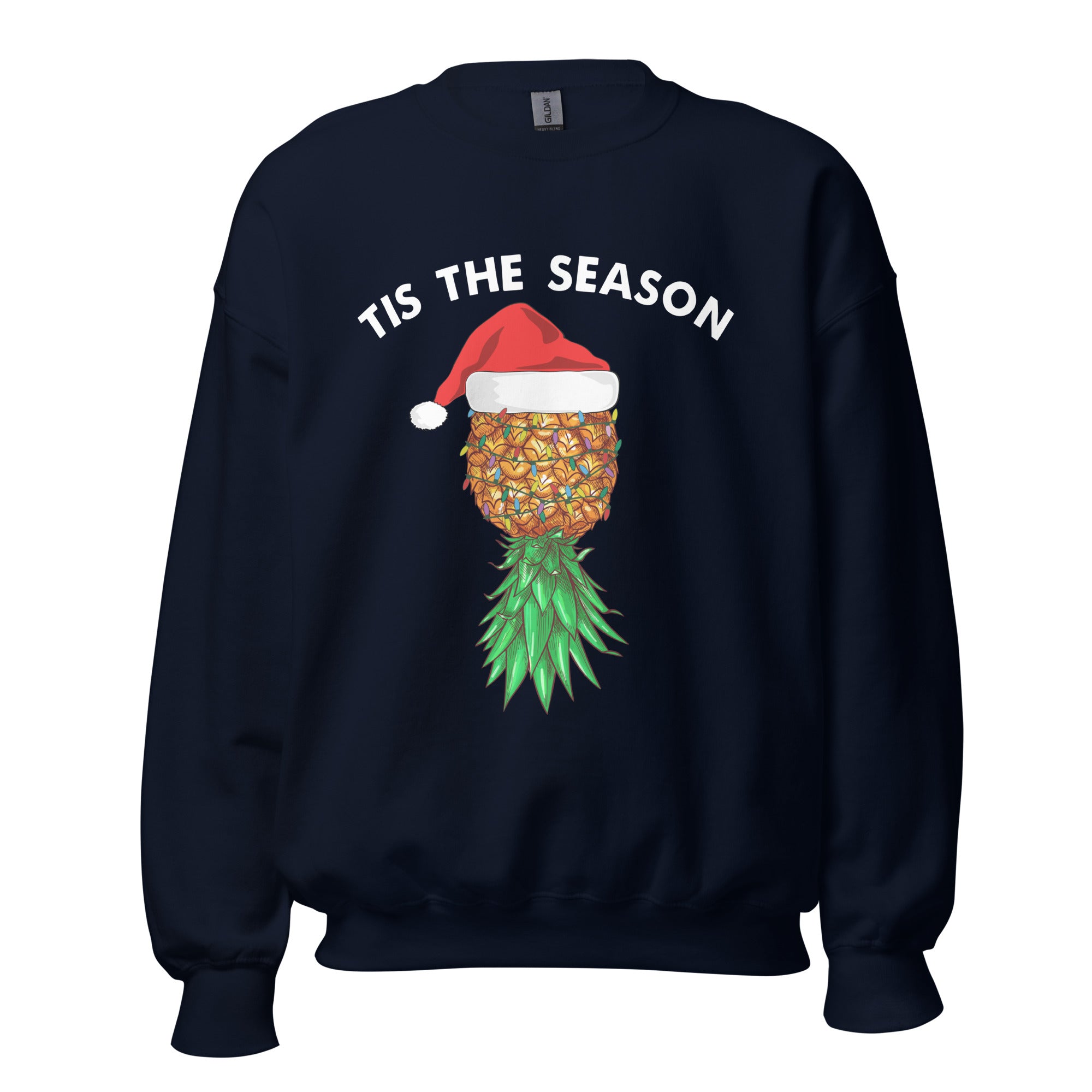 Tis the Season, Upside Down Pineapple Swingers Sweatshirt - Captain Woody's Shirts & Beach Club